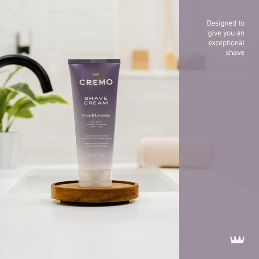Cremo Vanilla Orchid Moisturizing Shave Cream, Astonishingly Superior Ultra-Slick Shaving Cream For Women Fights Nicks, Cuts And Razor Burn, 6 Fl Oz
