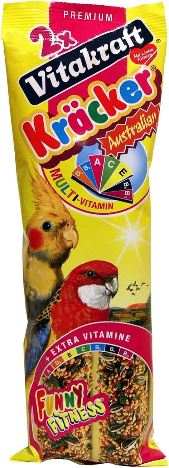 Vitakraft Kräcker 21196 Multi-Vitamin Large Budgies Pack Of 221196