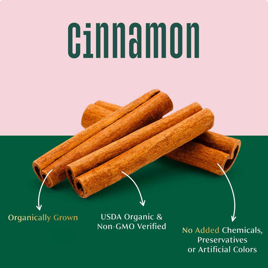 Vahdam, Organic Cinnamon Powder (2.47Oz/70G) 100% Raw, Non Gmo, Gluten Free | Cinnamon Spice For Cooking, Smoothies, Lattes & Tea | Direct From Source