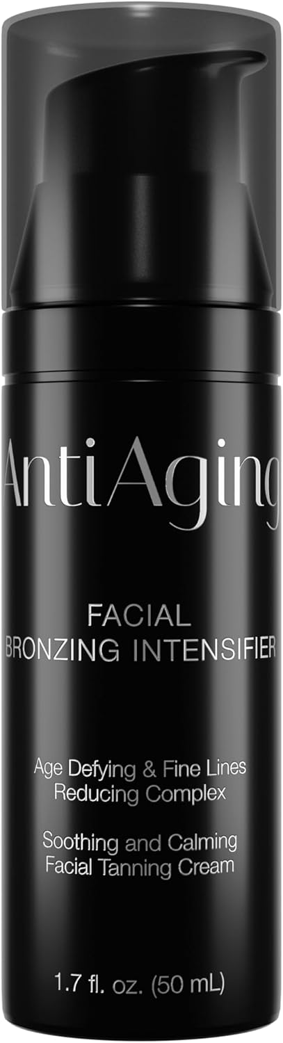 Onyx Anti-Aging Face Foam | Sunbed Cream With Bronzer & Tanning Accelerator For A Smooth, Even Tan | Hydrating & Nourishing Formula For Indoor & Outdoor Use | Enhances Glow & Reduces Fine Lines