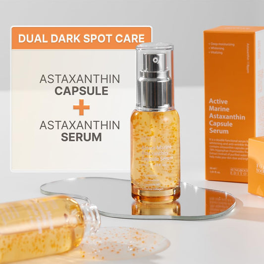 Sungboon Editor Active Marine Astaxanthin Serum 30Ml | Even Skin Tone | Hydration & Vitalizing