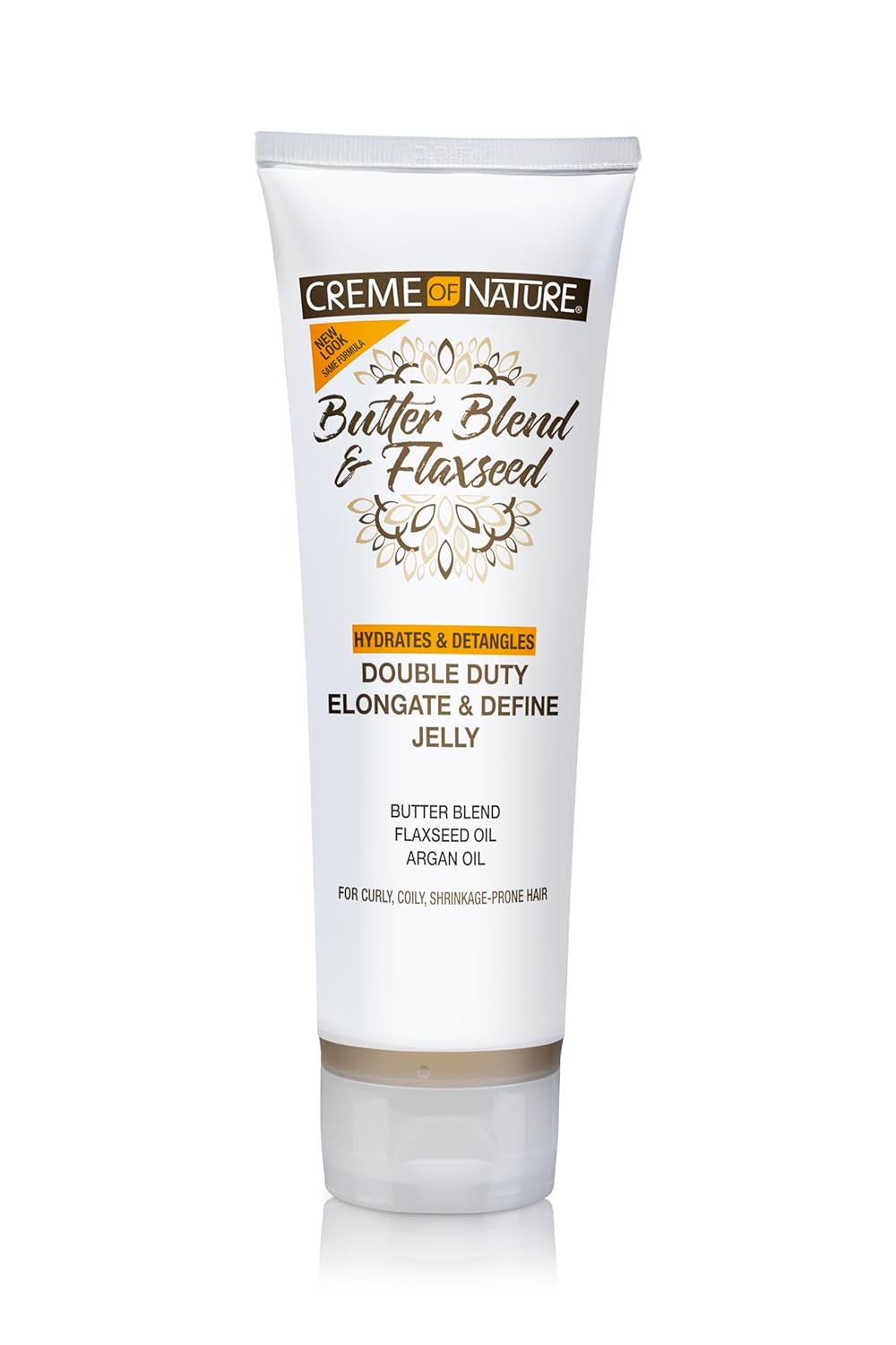 Creme Of Nature, Curl Elongater, Butter Blend, Argan Oil, Flaxseed Oil, Curl Jelly For Defining Hydration, 8.45 Oz : Beauty & Personal Care