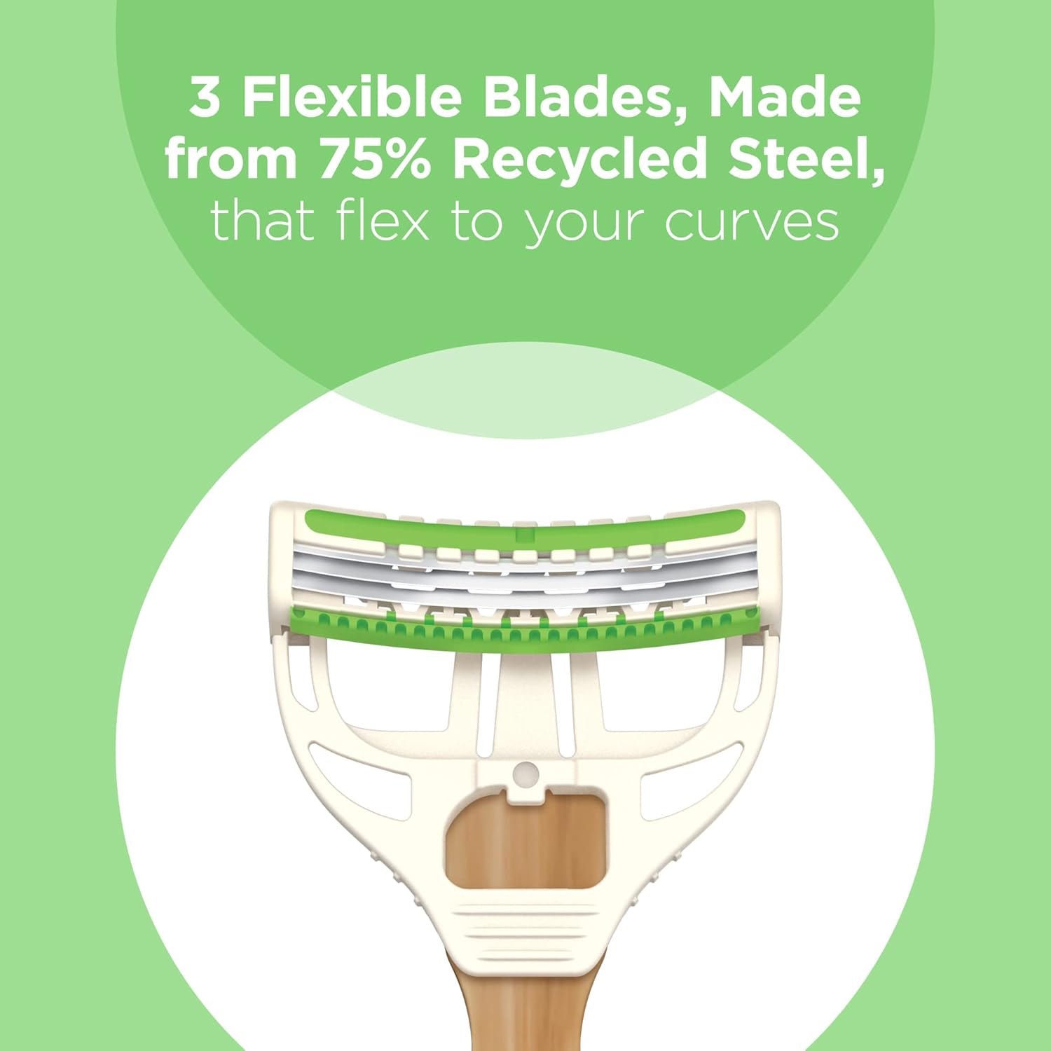 Schick Intuition Bamboo Disposable Razors For Women, 3Ct : Beauty & Personal Care