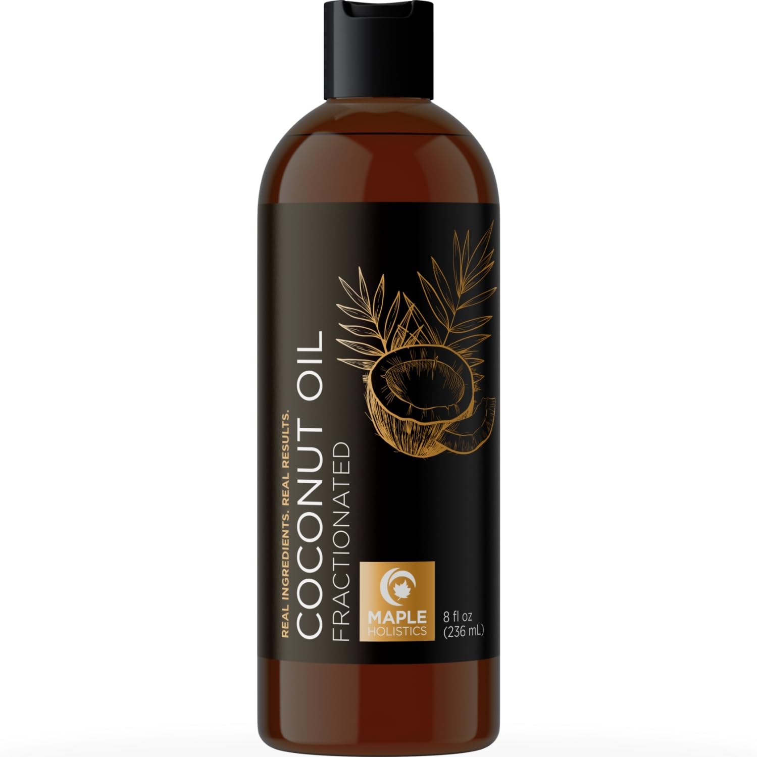 Fractionated Coconut Oil For Skin And Hair - Liquid Coconut Oil For Hair Care And Body Oil For Dry Skin - Pure Coconut Oil Carrier Oil For Essential Oils Mixing & Hair Moisturizer For Men And Women