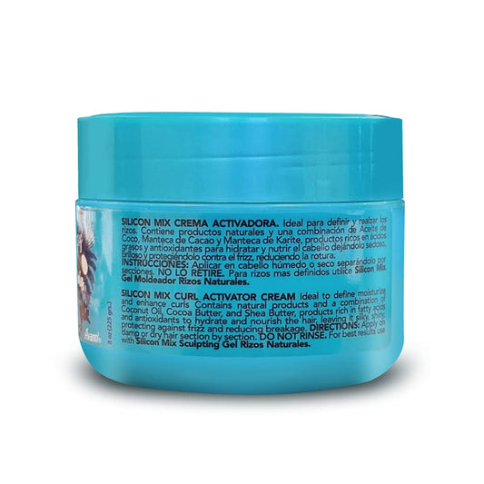 Silicon Mix CURL ACTIVATOR CREAM FOR NATURAL HAIR | RIZOS NATURALES| FOR CURLY AND AFRO HAIR | 8 Oz : Beauty & Personal Care