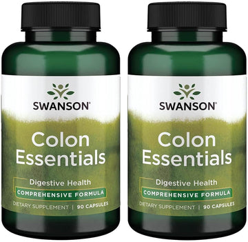 Swanson Colon Essentials 90 Capsules (2 Pack)
