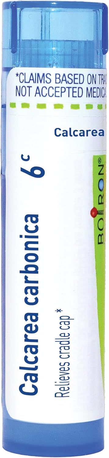 Boiron Calcarea Carbonica 200Ck, Homeopathic Medicine For Cradle Cap - 80 Pellets