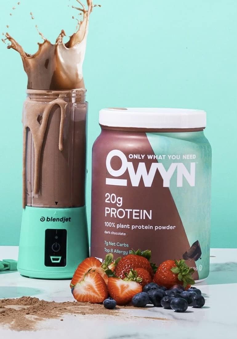 OWYN Only What You Need Plant-Based Protein Powder, Dark Chocolate, 1.17 lbs : Health & Household