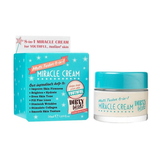 Dirty Works Miracle Cream Multi-Tasker 8-In-1 Face & Neck Cream 1.69 Fl Oz : Beauty & Personal Care