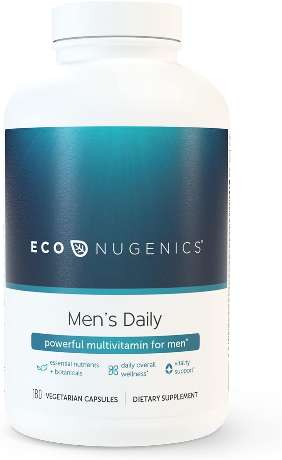 ecoNugenics ? Men?s Longevity Essentials Plus ? 180 Capsules ? Professionally Formulated to Provide Maximum Daily Benefit for Men of All Ages ? Enhanced with Vitamins, Herbs, Minerals & Antioxidants