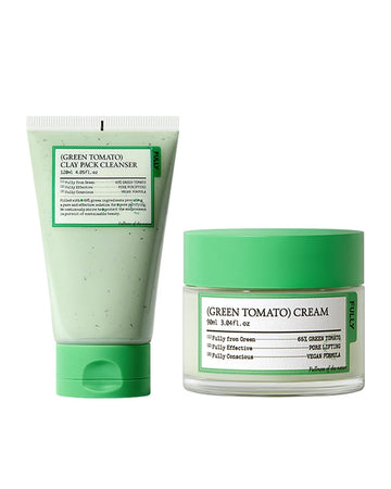 Fully Green Tomato Basic Skincare Pore Cleansing With Facial Moisturizer