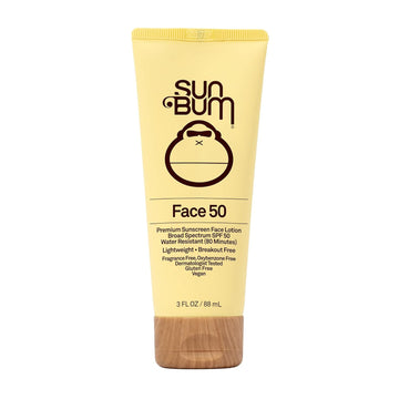 Sun Bum Original Spf 50 Sunscreen Face Lotion | Vegan Broad Spectrum With Vitamin E, 3 Oz