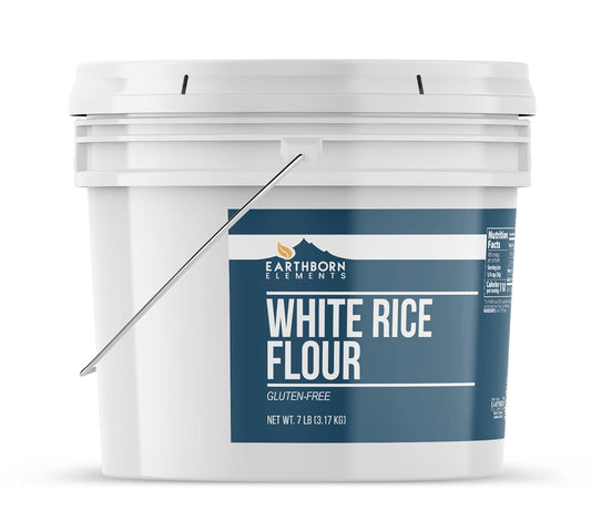 Earthborn Elements White Rice Flour (1 Gallon), Gluten-Free Baking, Always Pure