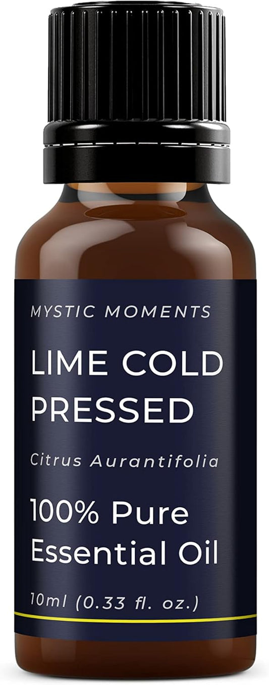Mystic Moments | Lime Cold Pressed Essential Oil 10Ml - Pure & Natural Oil For Diffusers, Aromatherapy & Massage Blends Vegan Gmo Free