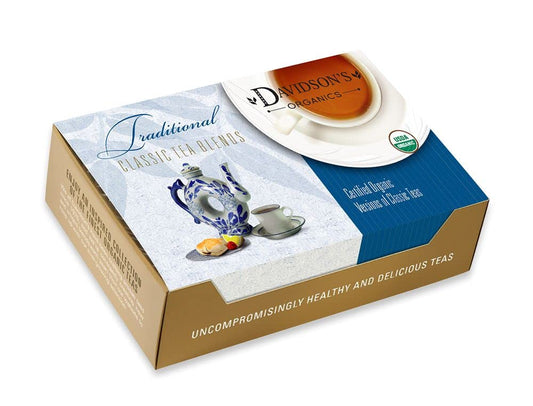 Davidson'S Organics, Assorted Traditional Teas, 100-Count Individually Wrapped Tea Bags