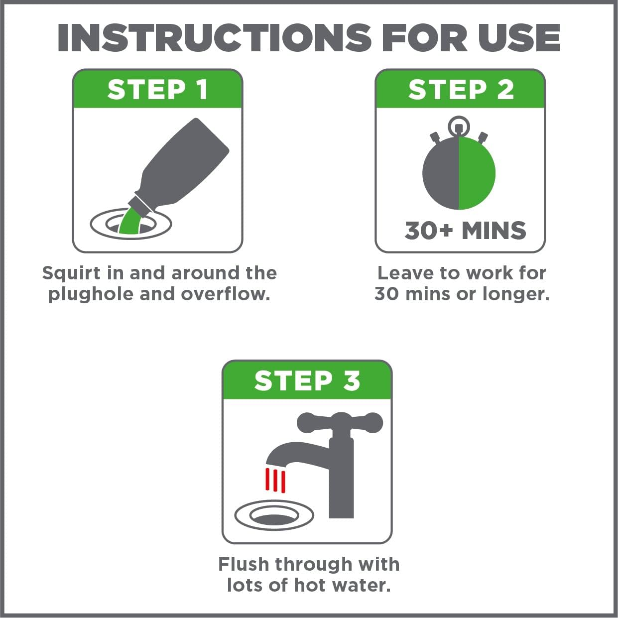 Buster Plughole Sanitiser Gel, 300ml, Stop Smelly Plugholes and Drains Fast and Tackle Stains in Stainless Steel Sinks and Overflows-Deep Down Freshness and Fast Results : Amazon.co.uk: Grocery