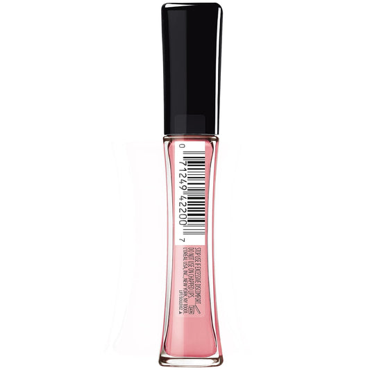 L'Oreal Paris Infallible Pro Gloss Plump Lip Gloss With Hyaluronic Acid, Long Lasting Plumping Shine, Lips Look Instantly Fuller And More Plump, Flush, 0.21 Fl. Oz