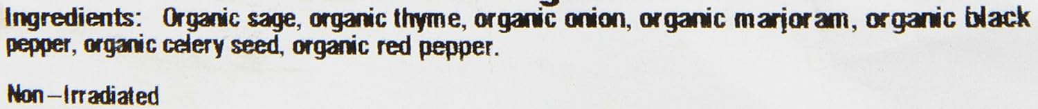 Frontier Co-Op Salt-Free Poultry Seasoning, 1-Pound Bulk Bag, Blend Of Sage, Thyme & Onion, Perfect For Poultry & Stuffing