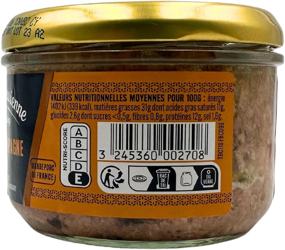 La Belle Chaurienne Farmhouse Terrine With Walnuts 180G X 2