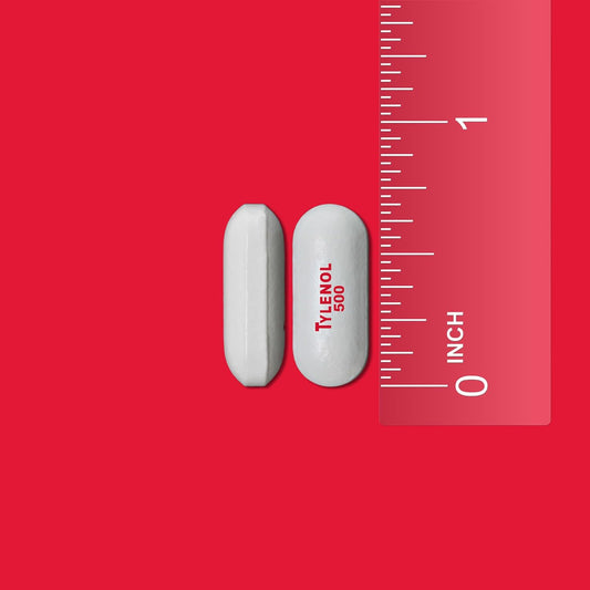 Tylenol Extra Strength Caplets With 500 Mg Acetaminophen, Pain Reliever And Fever Reducer For Headache, Backache, Toothache & Minor Arthritis Pain Relief, 100 Count