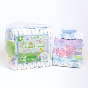 Abuniverse Dinorawrz Diapers (Medium)