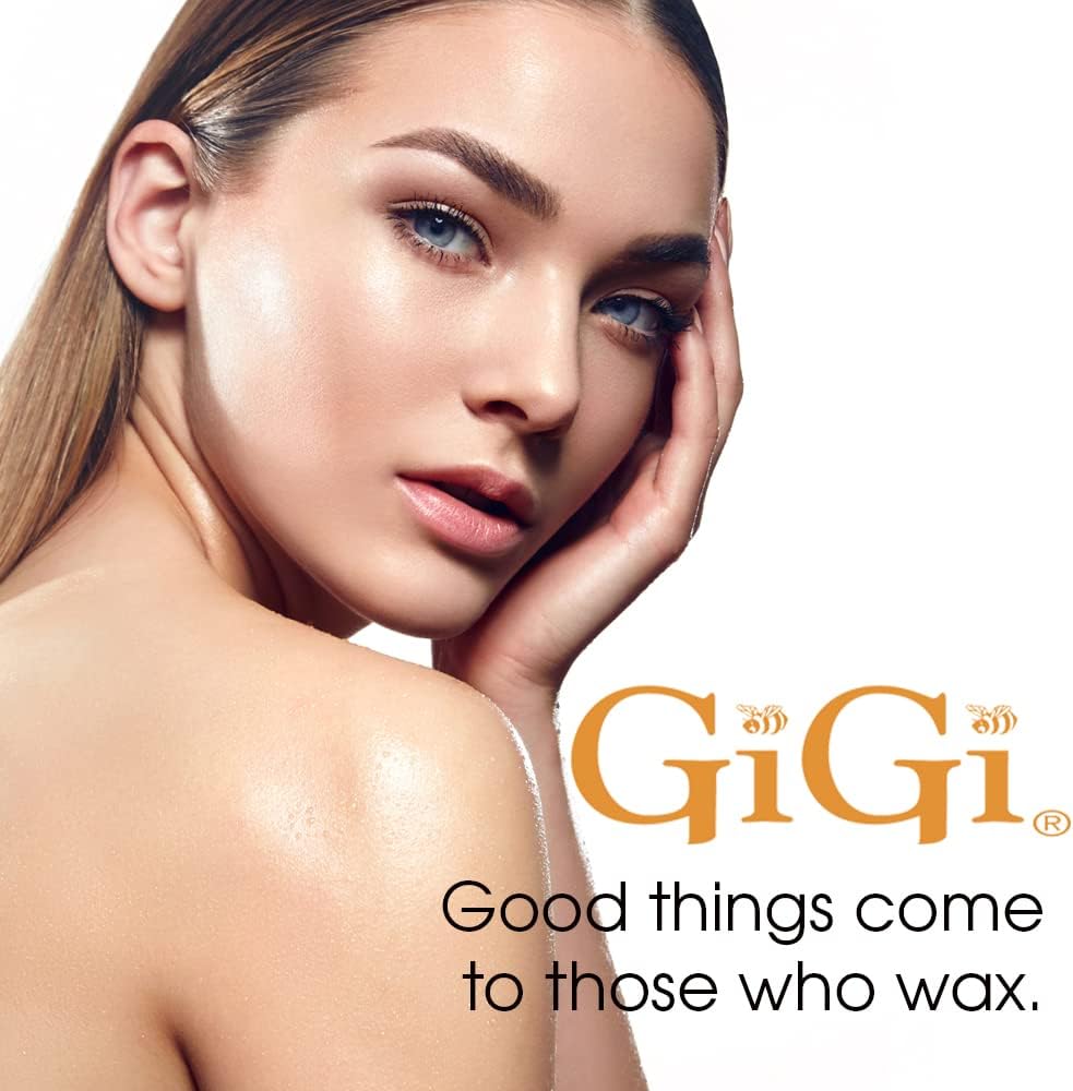 GiGi Microwave Sensitive Tweezeless Wax with Azulene Oil - Non-Strip Facial Hair Remover for Sensitive Skin, 1 oz : Facial Wax Microwavable With Azulene : Beauty & Personal Care