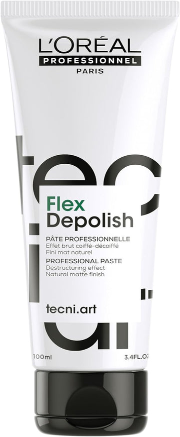L'Oréal Professionnel Tecni.Art Flex Depolish, Texturizing Hair Styling Paste, For Deconstructed Styles, 100 Ml
