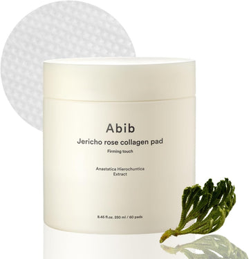 Abib Jericho Rose Collagen Pad Firming Touch 60 Pads - Toner Pads With Collagen Extract, Skin Hydration