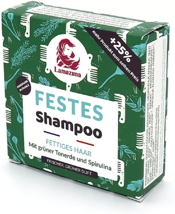 Solid Shampoo Spirulina Oily Hair 76 G