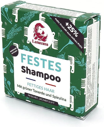 Solid Shampoo Spirulina Oily Hair 76 G