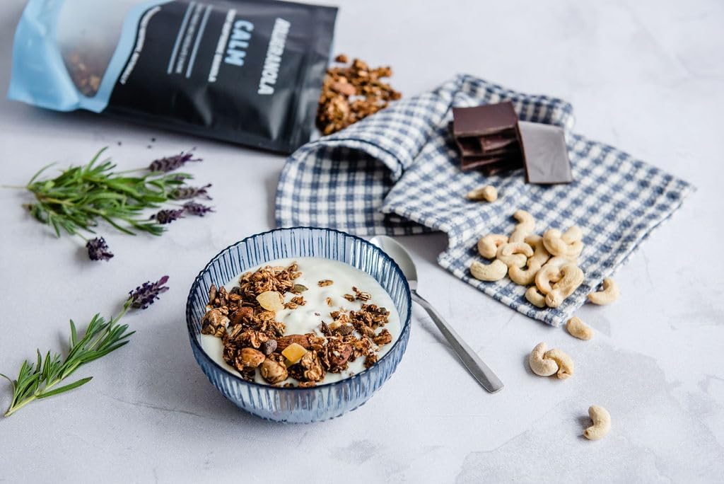 Rollagranola - Complete Vegan - Hazelnut Butter & Cranberry Granola 10 x 40g Serving. Gluten Free & Suitable For A Vegan Diet. Crunchy Adaptogenic Granola. Nutritiously Nootropic Naturally. : Amazon.co.uk: Grocery