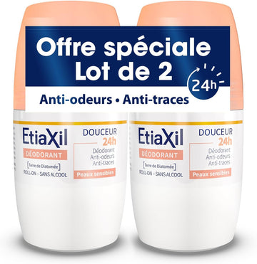 Etiaxil Gentle Deodorant 48H Roll-On 2 X 50Ml