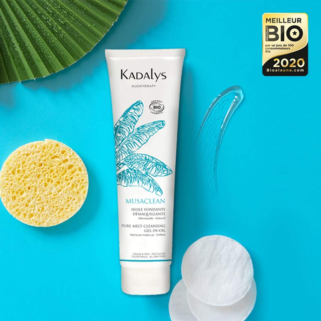 Kadalys Musaclean Pure Melt Cleansing Oil Gel - Organic - Yellow Banana, 5.07 Fl Ounce : Beauty & Personal Care