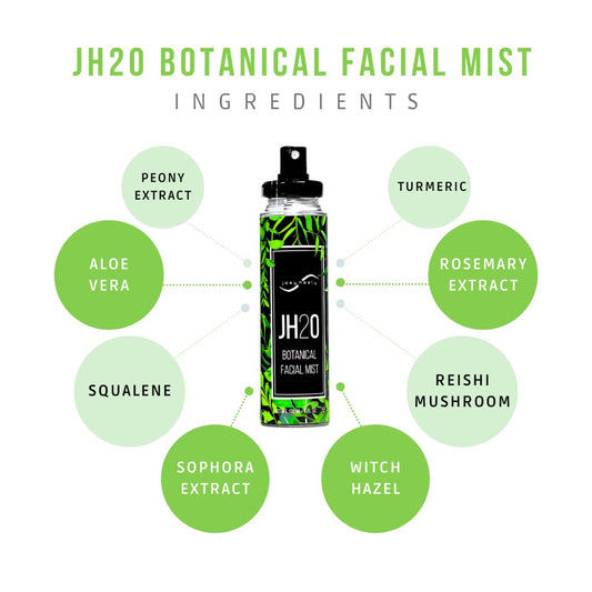 Joey Healy Jh2O Botanical Facial Mist, Anti-Aging Facial Mist With Masterful Blend Of Cucumber, Witch Hazel, Aloe Vera, Rosemary, And Turmeric, Hydrating And Paraben-Free Moisturizing Skincare Toner