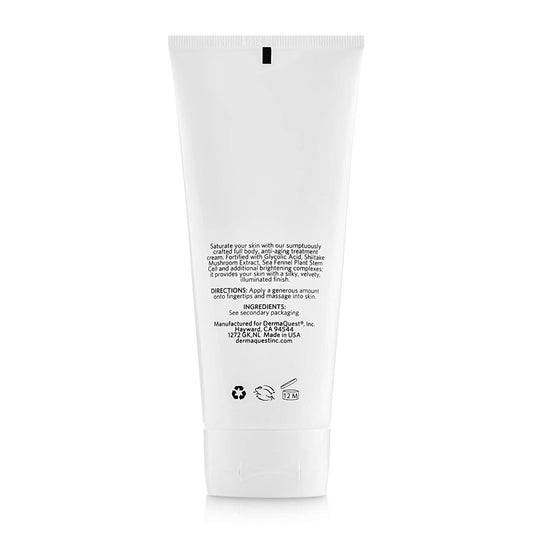 Dermaquest Glycobrite Anti Aging Hand & Body Cream - Hydrating, Brightening, Exfoliating, Moisturizing Cream With 10% Glycolic Acid - Dark Spot Remover (6 Oz.)