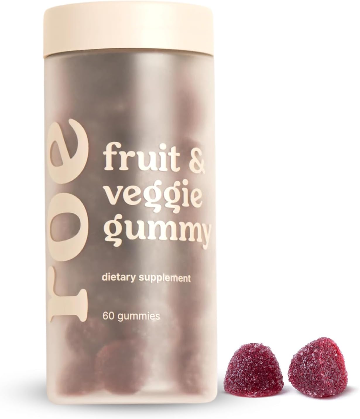 Roe Wellness- Kids Immune Support Vitamin Gummies Fruits & Veggie Probiotics | Clean Ingredients, No Artificial Colors Or Flavors | Concentrated 18 Vegetable & 8 Fruit (60 Count)