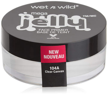 Wet N Wild Mega Jelly Jelly Face Primer, Clear Canvas 104A, 1.05 Oz