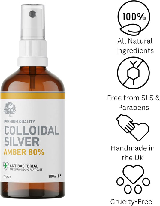 Nature'S Greatest Secret True Premium Quality Antibacterial Colloidal Silver Spray 100Ml