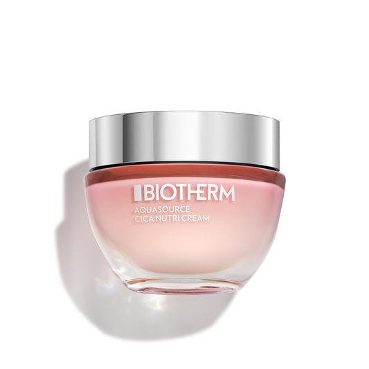 Biotherm Aquasource Cica Nutri Cream, For Dry To Normal Skin. Infused With Centella Asiatica And Biotech Plankton For Soothed, Softer And Luminous Skin, 1.7 Fl. Oz