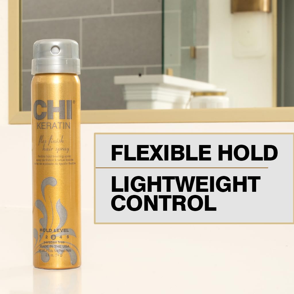 CHI Keratin Flex Finish Hair Spray ,2.6 oz : Beauty & Personal Care