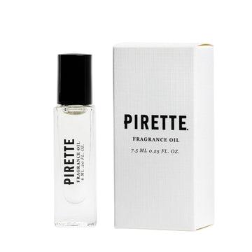 Pirette Evening Glass Fragrance Oil Roll On, Beach-Inspired, Long Lasting Perfume Oil With Notes Of Dark Coconut, Warm Wood & Smoky Vanilla, Daily Rollerball Perfume For Women And Men, 0.5 Fl Oz
