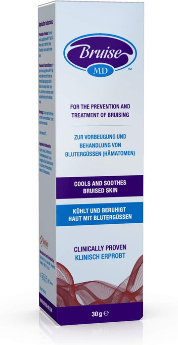 Bruise Md Bruise Cream - 30G - Arnica Cream For Bruising And Swelling - High Strength Anti Bruise Treatment Balm Gel For Healing Redness & Bruises - Natural Ointment With Sweet Almond Oil