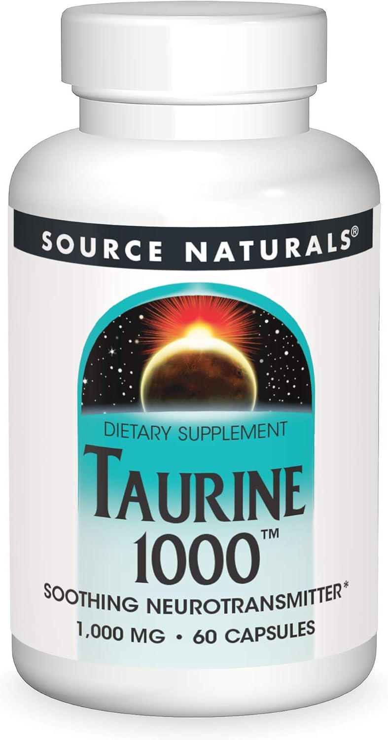 Source Naturals Taurine 1000, 1000 Mg - 60 Capsules