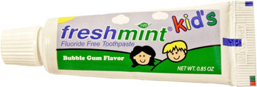 144 Tubes of Freshmint® 0.85 oz. Kids Fluoride-Free Toothpaste Bubble Gum Flavor