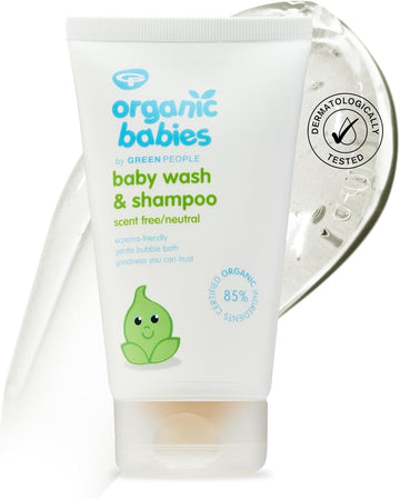 Green People Organic Babies Lavender Baby Wash & Shampoo - Natural & Organic - Sls & Paraben Free - Vegan, 150Ml