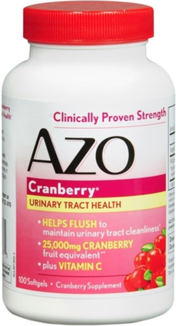 AZO Cranberry, Maximum Strength, Softgels 100 ea (Pack of 12) : Health & Household