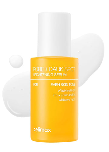 Celimax Pore+Dark Spot Brightening Serum 30Ml | Gel-Like Serum For Enlarged Pores With Niacinamide, Tranexamic Acid, Pore Minimizer, Non-Irritating, Hydrating, For Sensitive Skin, Hyperpigmentation