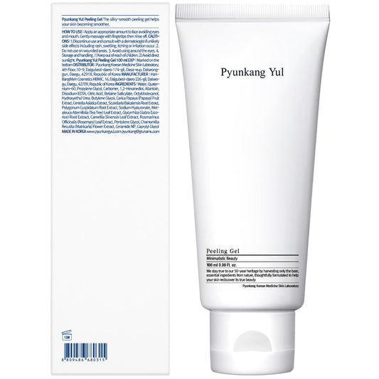 Pky Pyunkang Yul Peeling Gel With Immediate Visible Effect, Mild And Smooth Face Scrub With Papaya And Aha, Zero-Irritation, Korean Skincare (3.4 Fl.Oz, 100Ml)