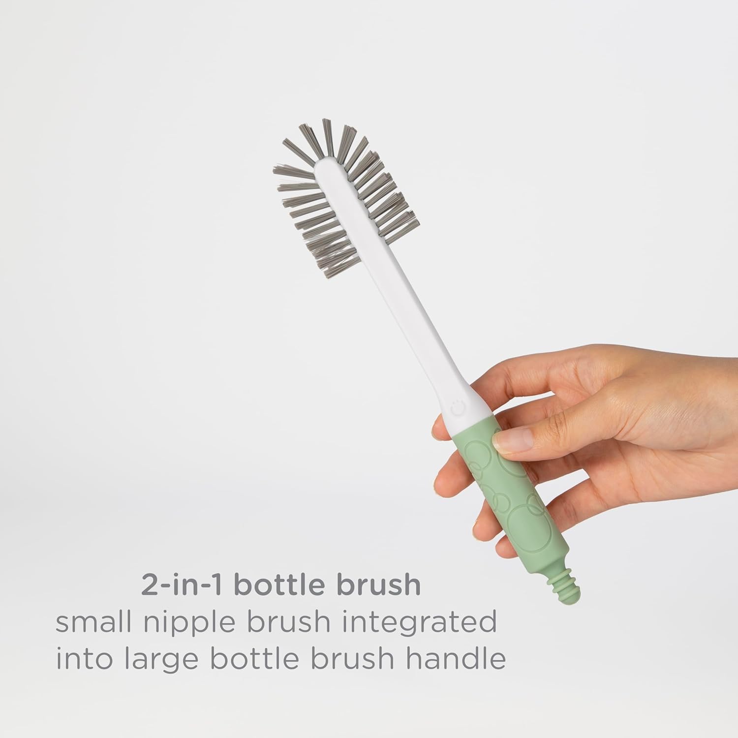 Ubbi On-The-Go Drying Rack and Brush Set, includes Travel Case and Bottle Brush for Compact Storage, Holds Up to 8 Bottles, Baby Travel Accessories, Sage : Baby