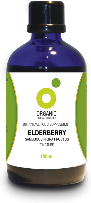 Organic Herbal Remedies 100Ml Elderberry Tincture